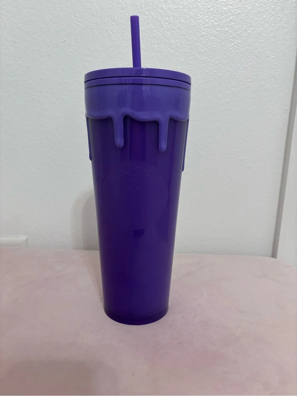 Starbucks 2025 Limited Edition 24 oz Purple Glow in the Dark Halloween Cup